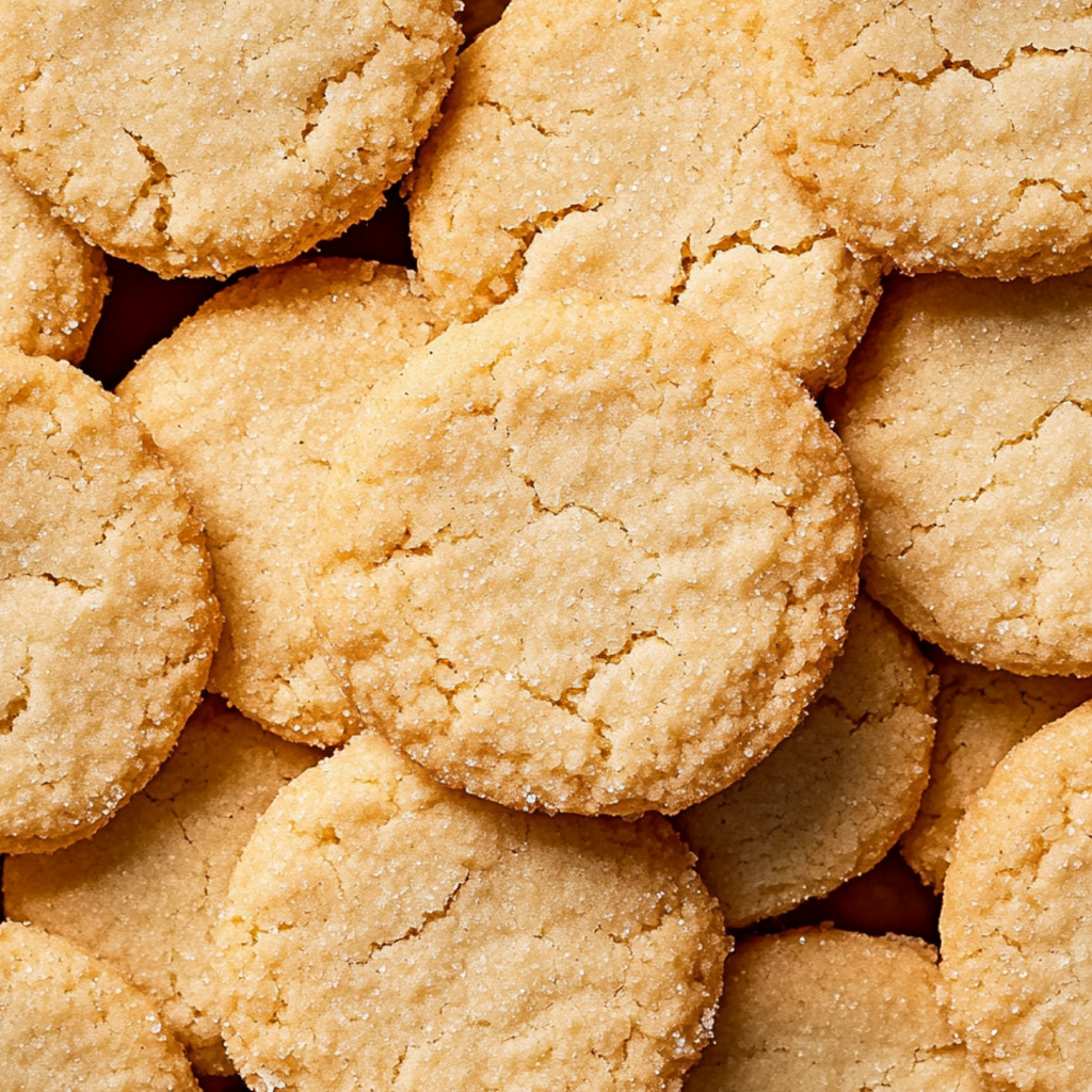 arecant vanilla wafer cookies close-up